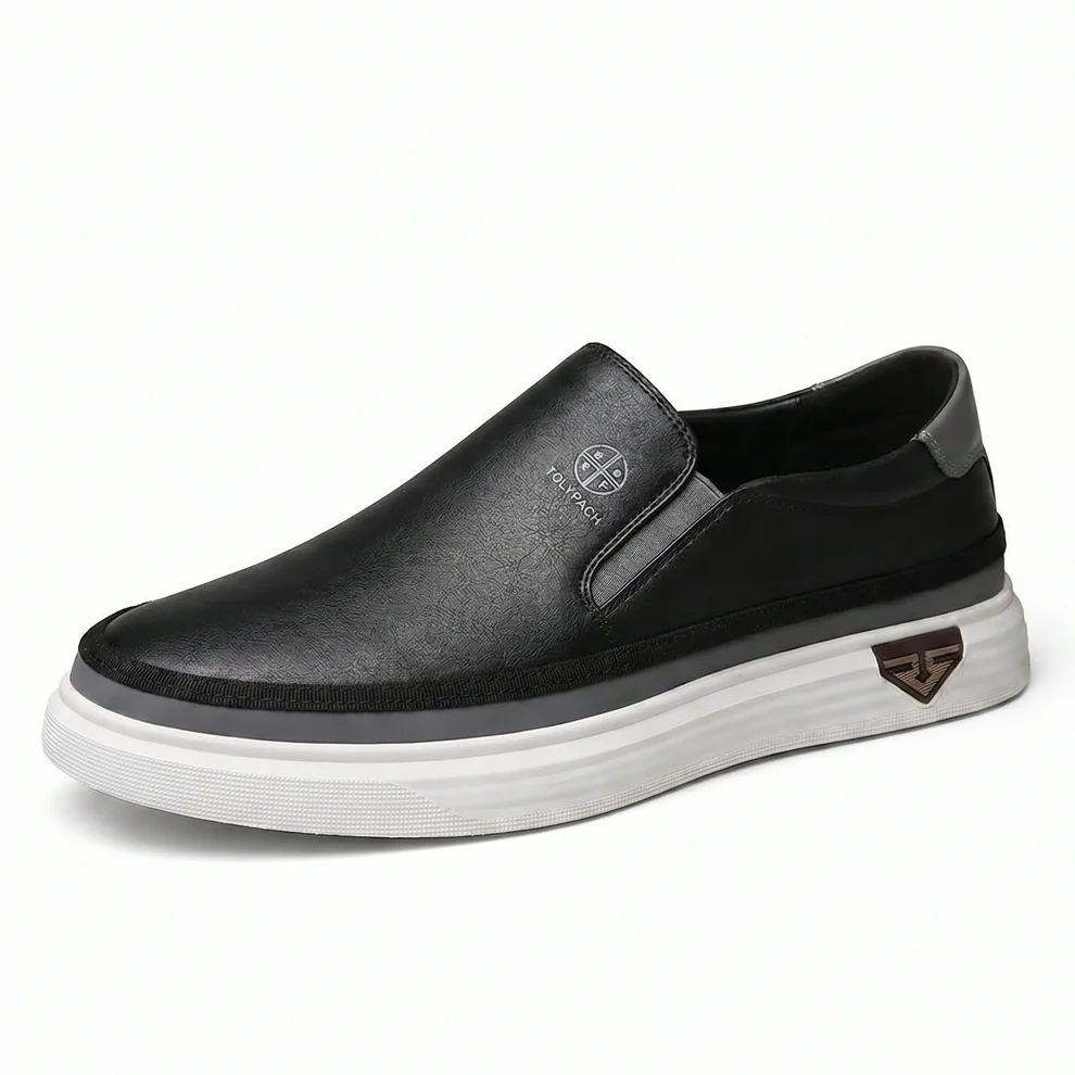 SNEAKER UOMO SLIP-ON IN PELLE