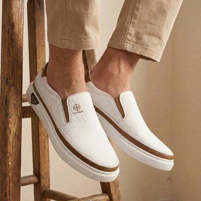 SNEAKER UOMO SLIP-ON IN PELLE